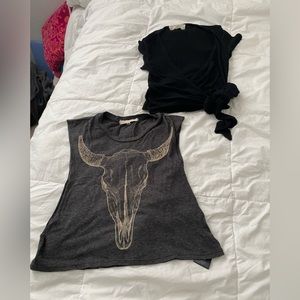 Truly madly deeply tank & project social T wrap shirt